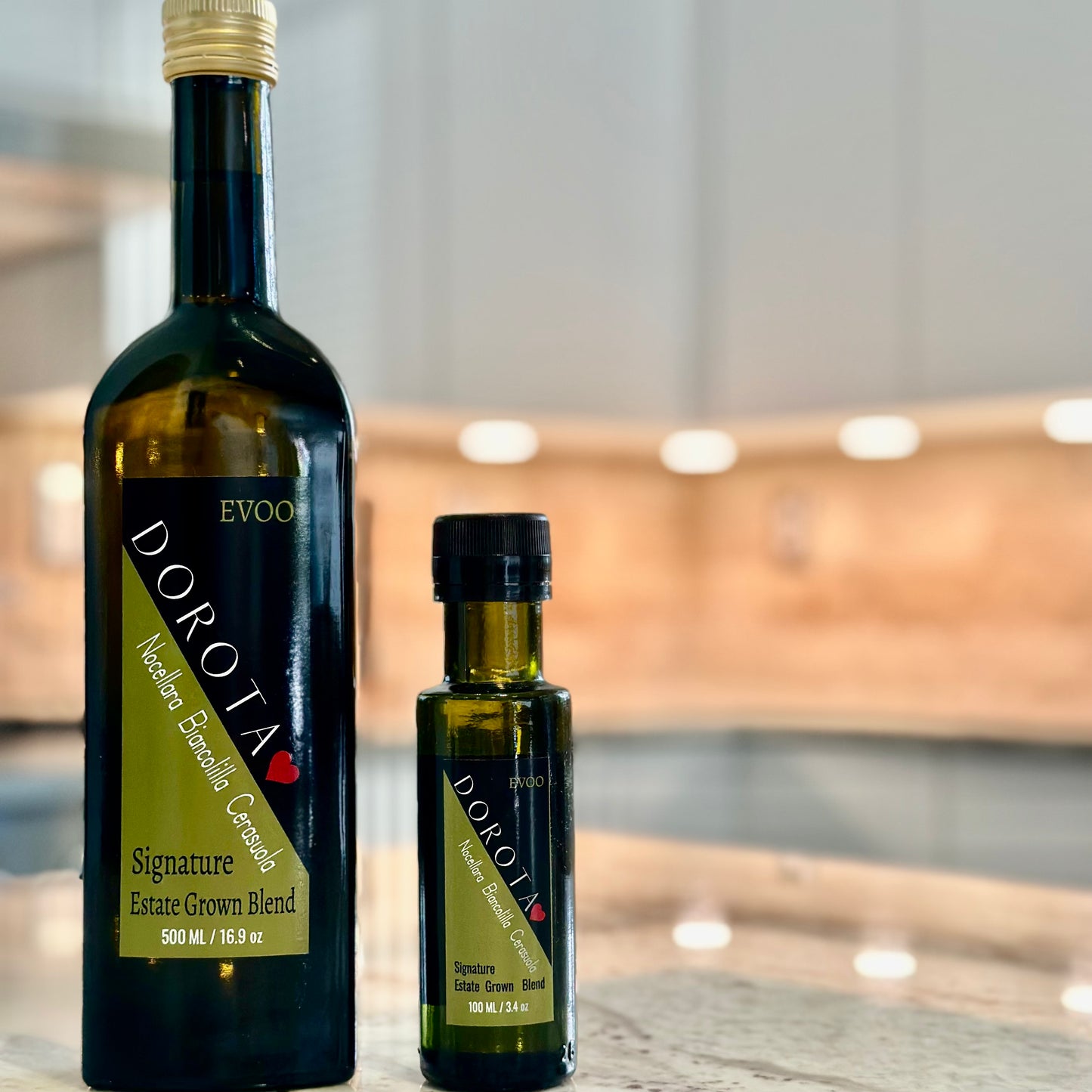 Cold-pressed olive oil from Nocellara, Biancolilla, and Cerasuola blend