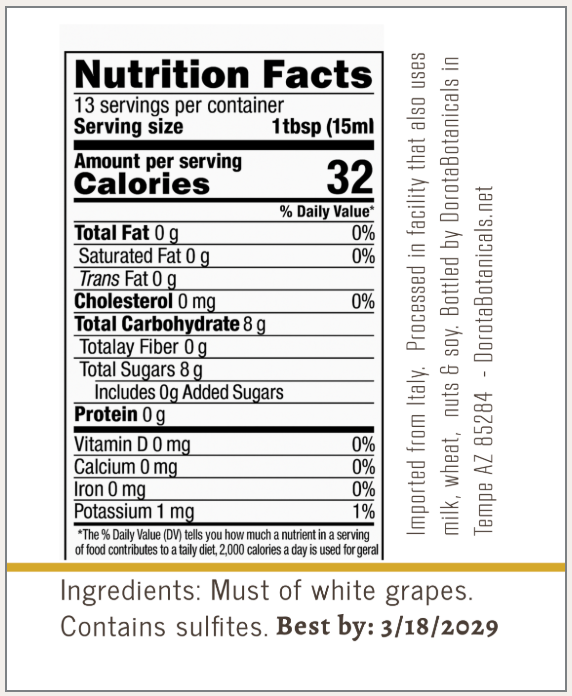 Nutrition Facts
