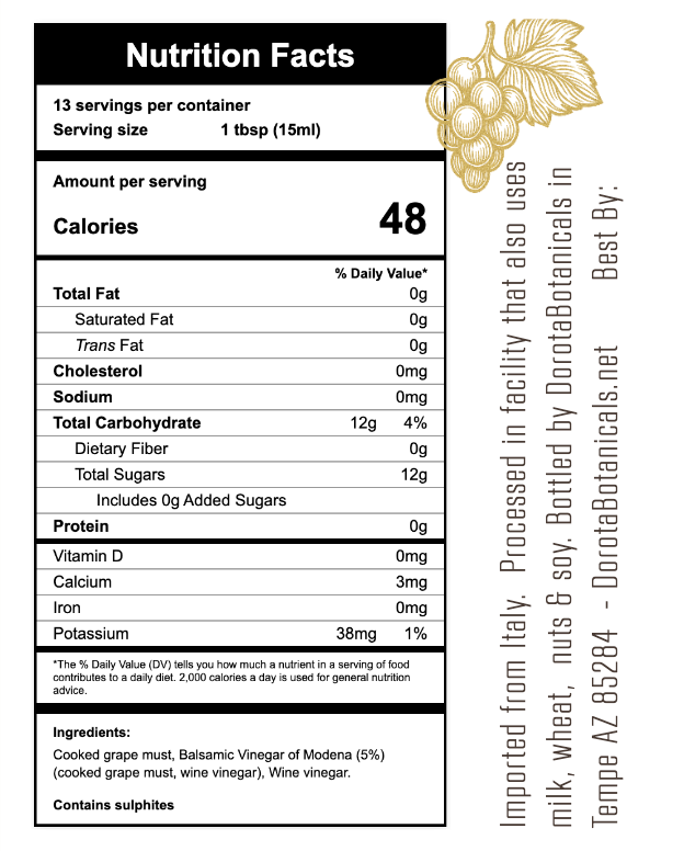 6 Years Barrel-Aged Traditional Dark Balsamic