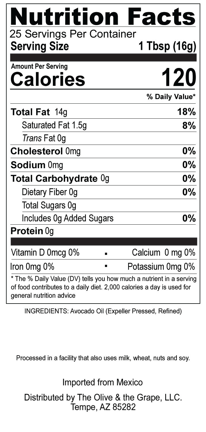 Avocado Oil / Specialty Oils