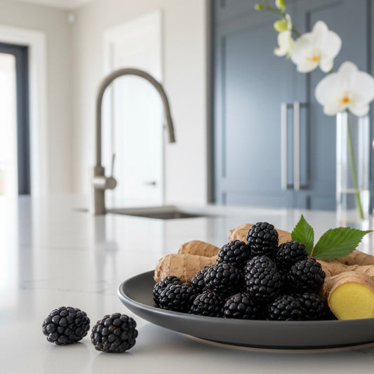 Blackberry Ginger Dark Balsamic Vinegar Glaze