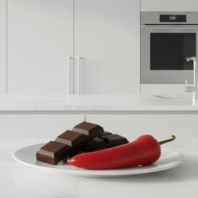 Chocolate Jalapeño Dark Balsamic Vinegar  Glaze