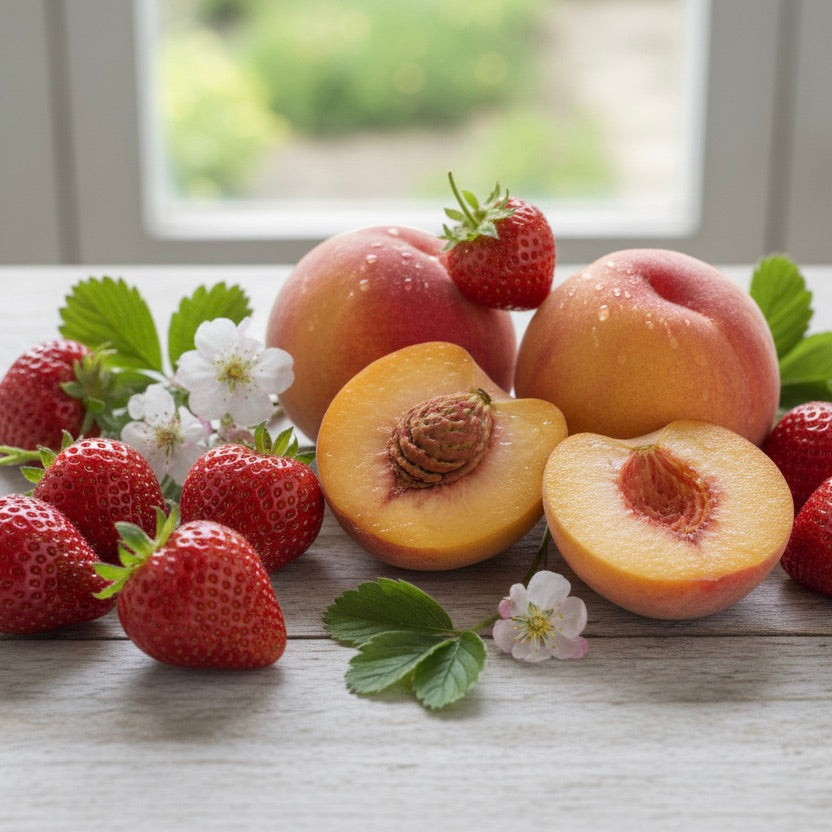 Strawberry Peach White Balsamic Vinegar